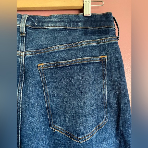 NWT!  Womens Abercrombie & Fitch ultra high rise ankle Straight jeans 16/33 - Picture 12 of 13